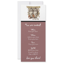 Tweedledum & Tweedledee Carnivale Style Gold Ver. Custom Invite