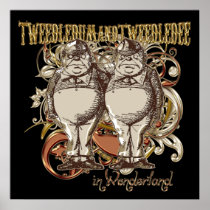 Tweedledum & Tweedledee Carnivale Style Gold Ver. Poster