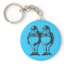 Tweedledum & Tweedledee Keychains