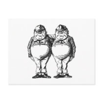 Tweedledum & Tweedledee Post Cards