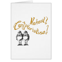 Tweedledum & Tweedledee Quote with Image Card
