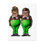 Tweedles Palin & Bush postcards
