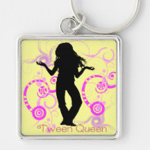 Tween Queen Keychain