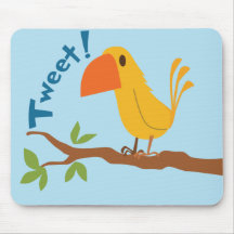 Tweet Bird Mousepad