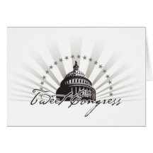 Tweet Congress Gear Greeting Cards
