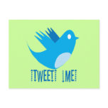 Tweet ME Post Card
