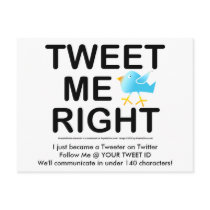 Tweet Me Right WHT2228