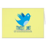 Tweet ME @ Your Tweet Address Card