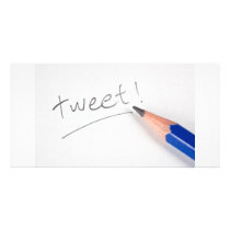 Tweet Personalized Photo Card