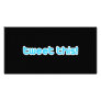 Tweet this personalized photo card