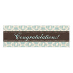Tweet Tweet Boy Skinny Gift Tag 3 Business Card