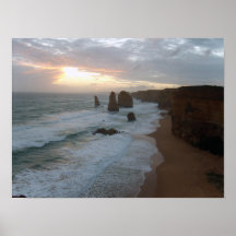Twelve Apostles at Sunset Print