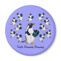 Twelve Drummers Drumming Magnets