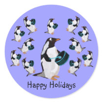Twelve Drummers Drumming Stickers