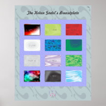 Twelve Tribes Breastplate Poster