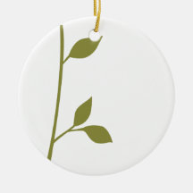 Twig and Leaf Ornament