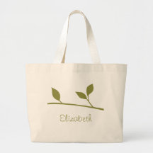 Twig and Leaf Tote Bag