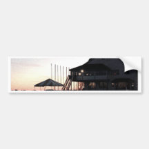 Twilight at lake waterfront, Kingston, Ontario Bumper Stickers
