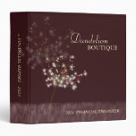 Twilight Dandelion Business Finance Report Binders