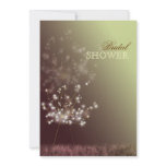 Twilight Dandelions Cute & Dandy Bridal Shower Announcements
