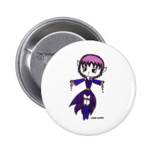 Twilight Duskglow Fantasy Faerie Mini Button