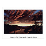 Twilight In The Wilderness By Frederick Church Postcard
