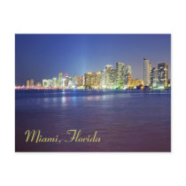 Twilight Miami, Florida Post Card