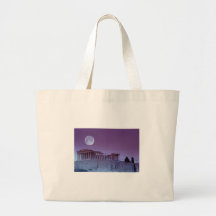 Twilight Parthenon Canvas Bags