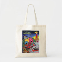 Twillingate Newfoundland design Tote bag