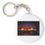 Twin Bridges at night Key Chain