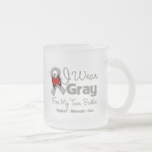 Twin Brother - Grey Ribbon Awareness Mug