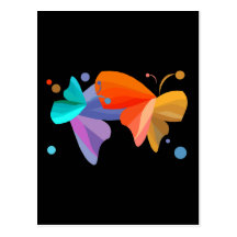 Twin Butterflies Post Card