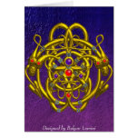 TWIN DRAGONS GREETING CARD