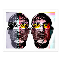 Twin Faces of Fate Postcard