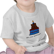 Twin girl-boy Birthday t-shirts