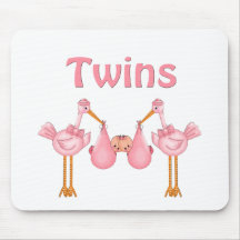 Twin Girls Mouse Pads