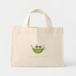 Twin Girls - Two Peas in a Pod Canvas Bags