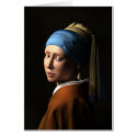 TWIN GIRLS WITH A PEARL EARRING cards