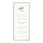 Twin Palm Trees Wedding Invitations