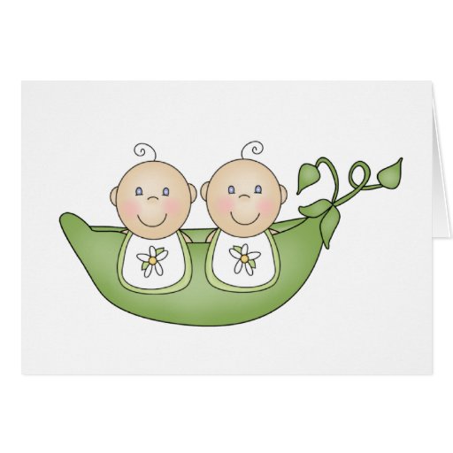Twin Peas in a Pod Cards