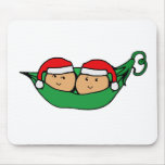Twin Pod Christmas Graphic Mouse Pad