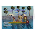 Twin Sister Birthday card, Moonies Cutie Pie pool