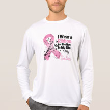 Twin Sister Hero in My Life Breast Cancer Tee Shirt