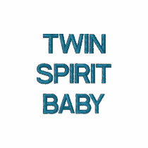 Twin Spirit Baby Sky blue Tee Embroidered Polo Shirt