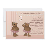 Twin Stars Invitation