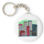 Twin Towers OIL PAINTING #1 keychains