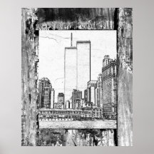 Twin Towers Print