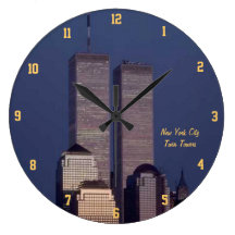 Twin Towers Wallclocks