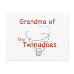 Twinadoes Grandma Post Cards