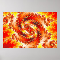 Twinblazer - Fractal Poster
